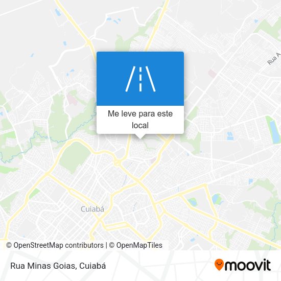Rua Minas Goias mapa