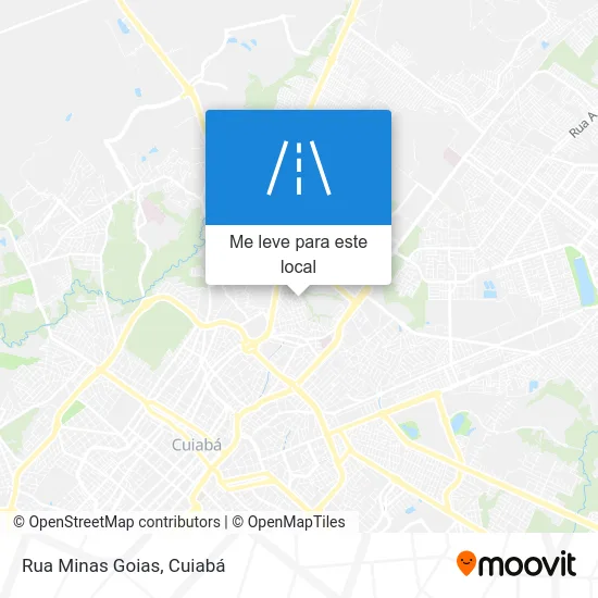 Rua Minas Goias mapa