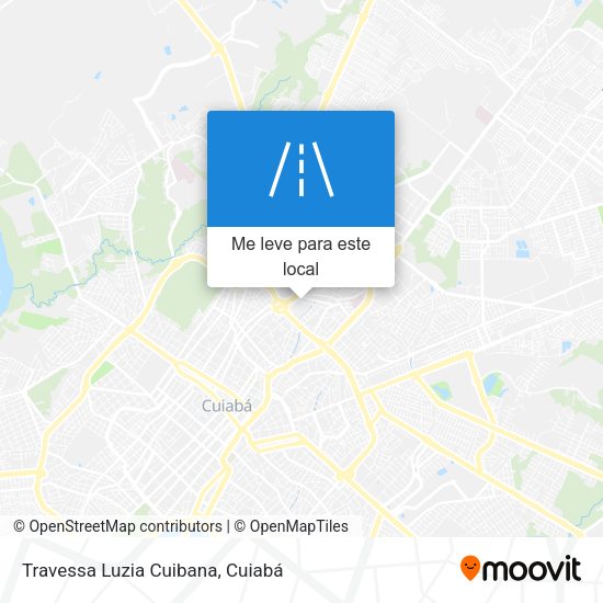 Travessa Luzia Cuibana mapa