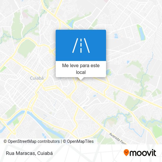 Rua Maracas mapa