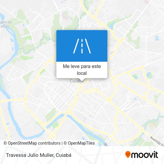 Travessa Julio Muller mapa