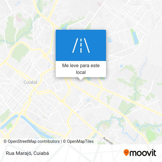 Rua Marajó mapa