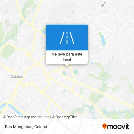 Rua Mangabas mapa