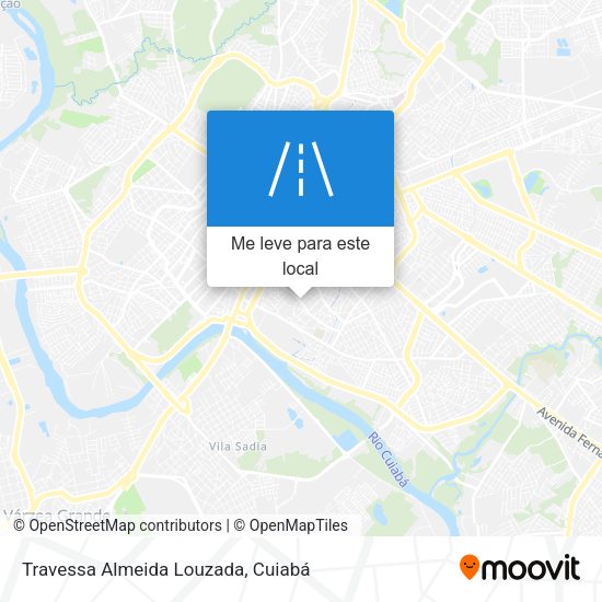 Travessa Almeida Louzada mapa