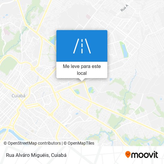 Rua Alváro Miguéis mapa