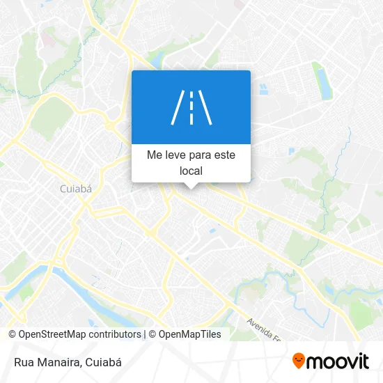 Rua Manaira mapa