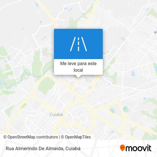 Rua Almerindo De Almeida mapa
