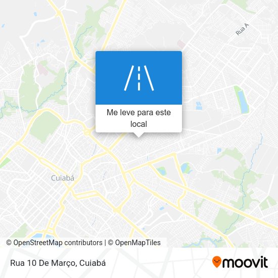 Rua 10 De Março mapa