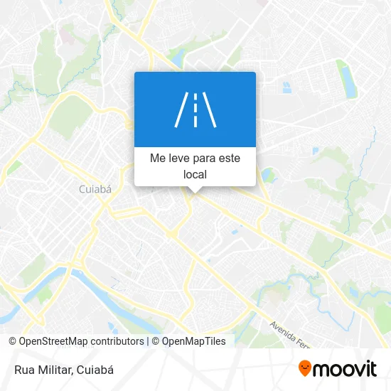 Rua Militar mapa