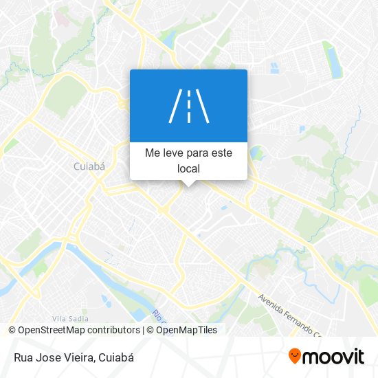 Rua Jose Vieira mapa