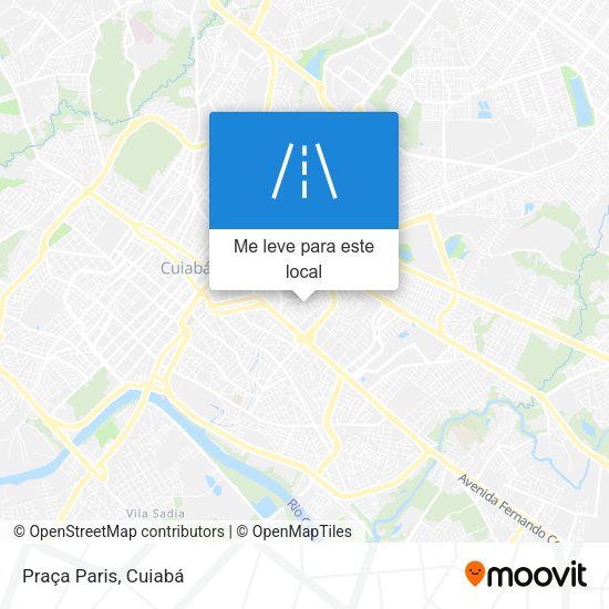 Praça Paris mapa