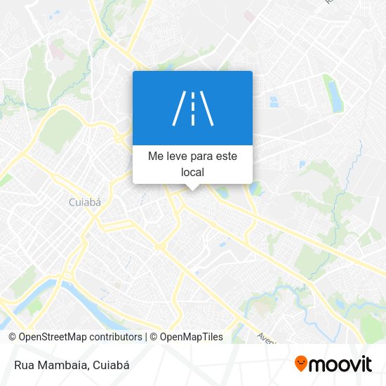 Rua Mambaia mapa