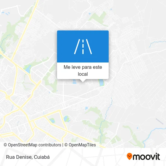 Rua Denise mapa