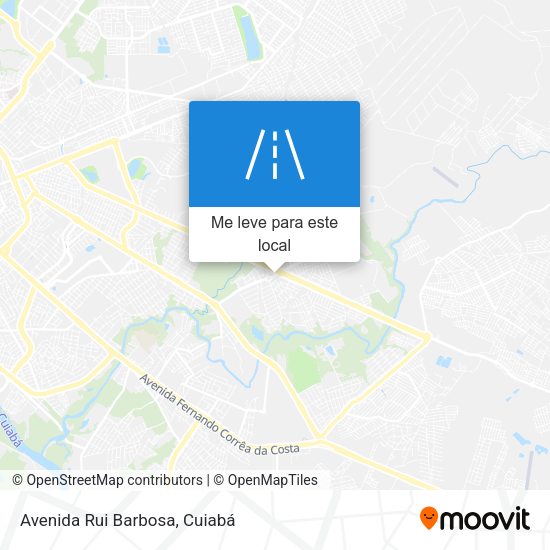 Avenida Rui Barbosa mapa