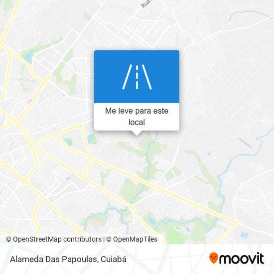 Alameda Das Papoulas mapa