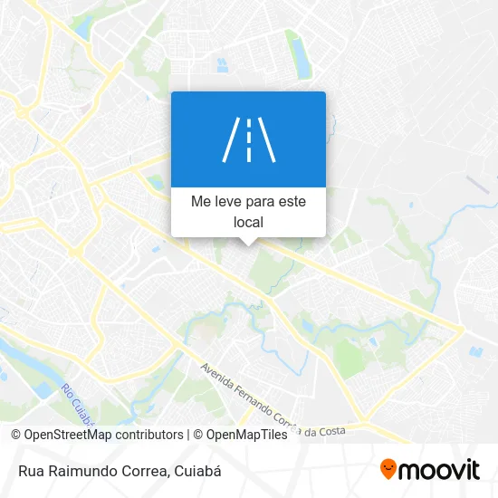 Rua Raimundo Correa mapa