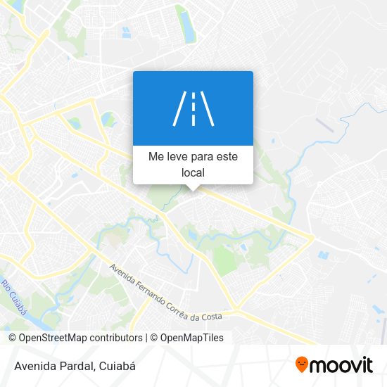 Avenida Pardal mapa