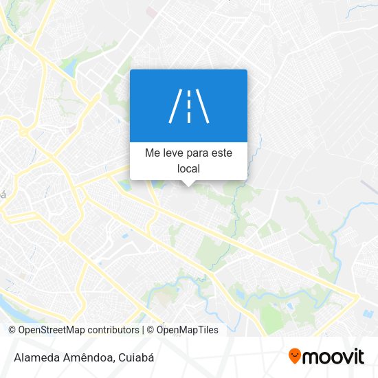 Alameda Amêndoa mapa