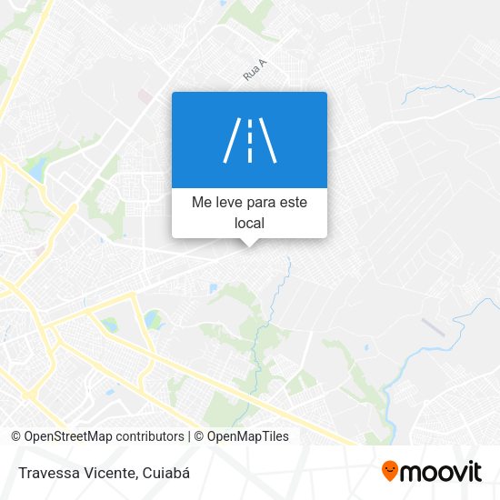 Travessa Vicente mapa