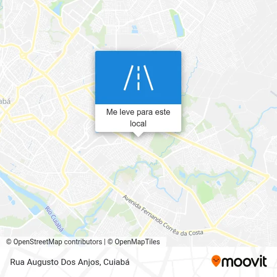 Rua Augusto Dos Anjos mapa