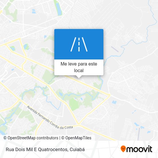 Rua Dois Mil E Quatrocentos mapa