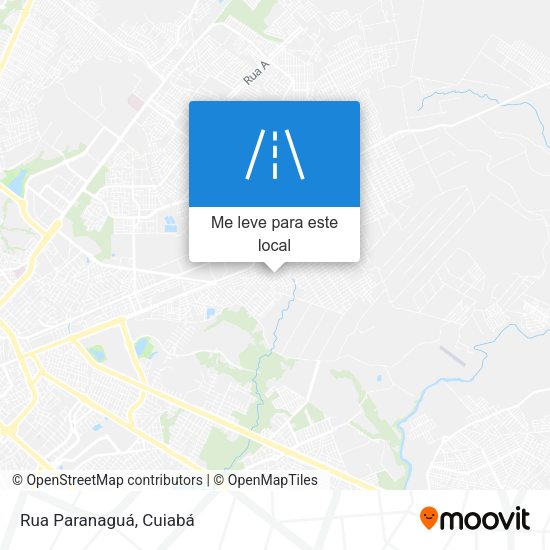 Rua Paranaguá mapa