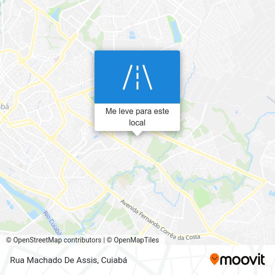 Rua Machado De Assis mapa