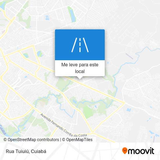 Rua Tuiuiú mapa