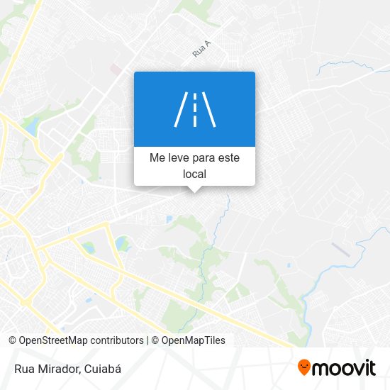 Rua Mirador mapa
