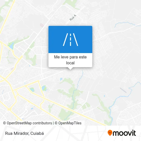 Rua Mirador mapa