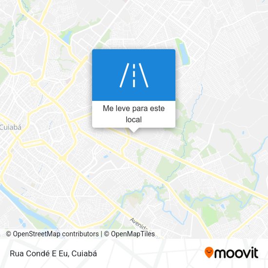 Rua Condé E Eu mapa