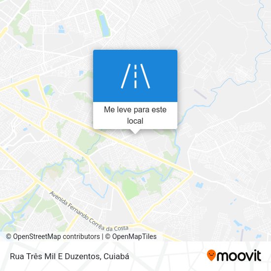 Rua Três Mil E Duzentos mapa