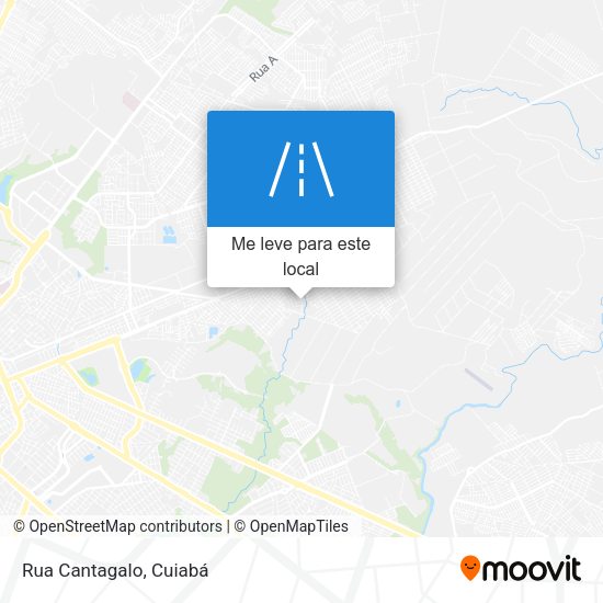 Rua Cantagalo mapa
