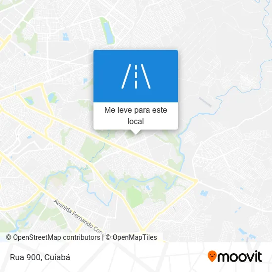 Rua 900 mapa