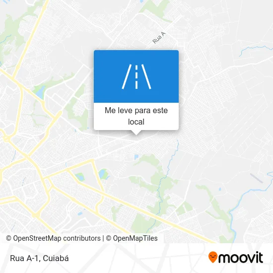 Rua A-1 mapa