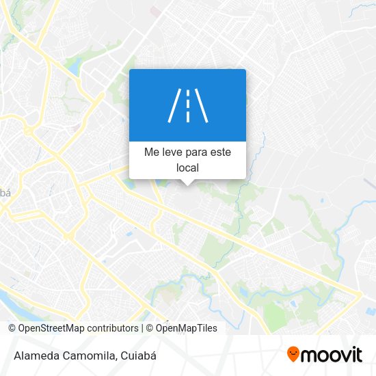 Alameda Camomila mapa