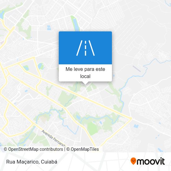 Rua Maçarico mapa