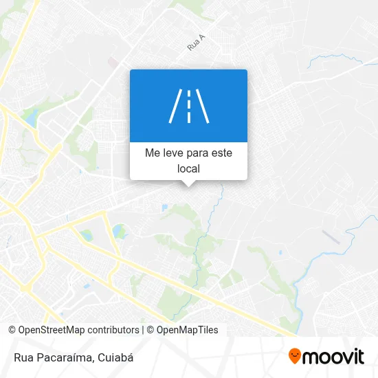 Rua Pacaraíma mapa