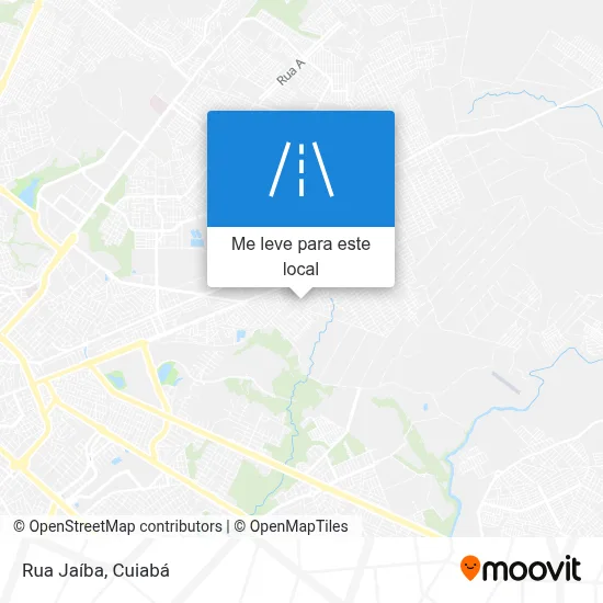 Rua Jaíba mapa