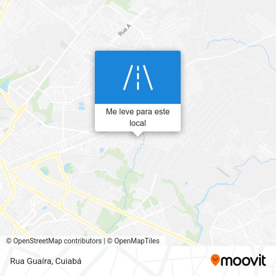 Rua Guaíra mapa