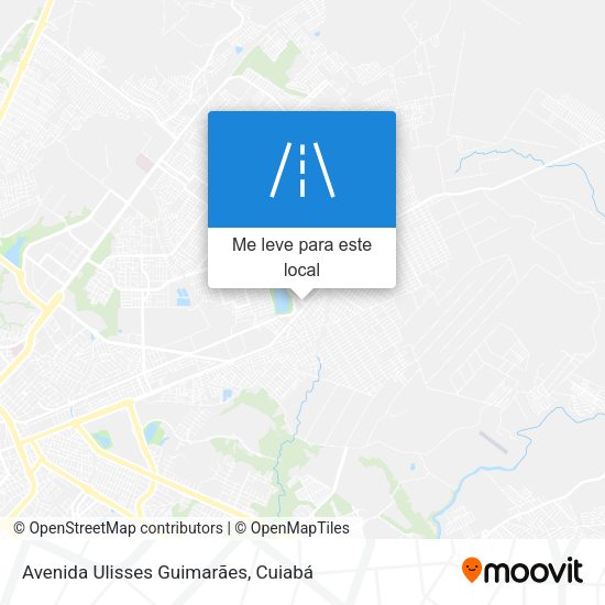 Avenida Ulisses Guimarães mapa