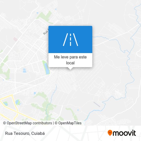 Rua Tesouro mapa