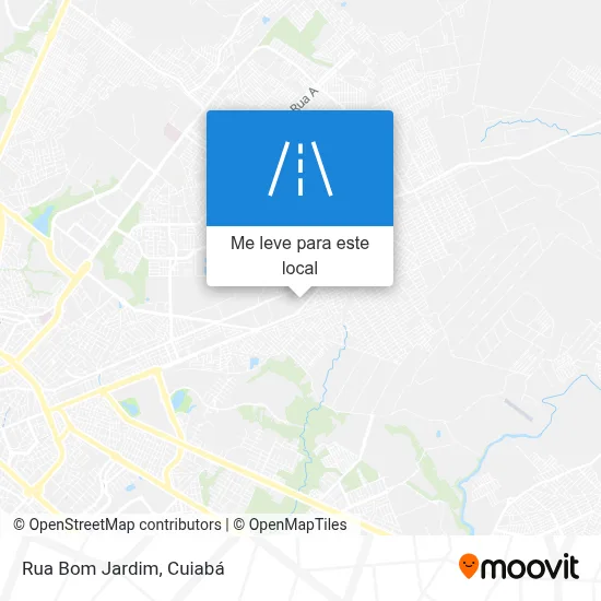 Rua Bom Jardim mapa