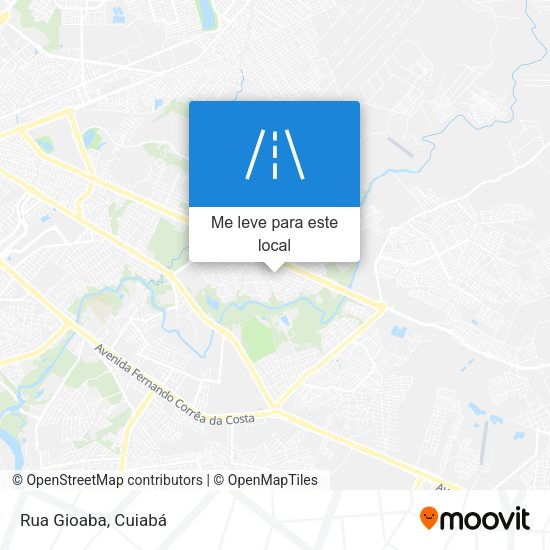 Rua Gioaba mapa