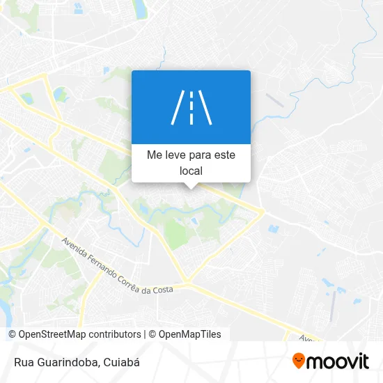 Rua Guarindoba mapa