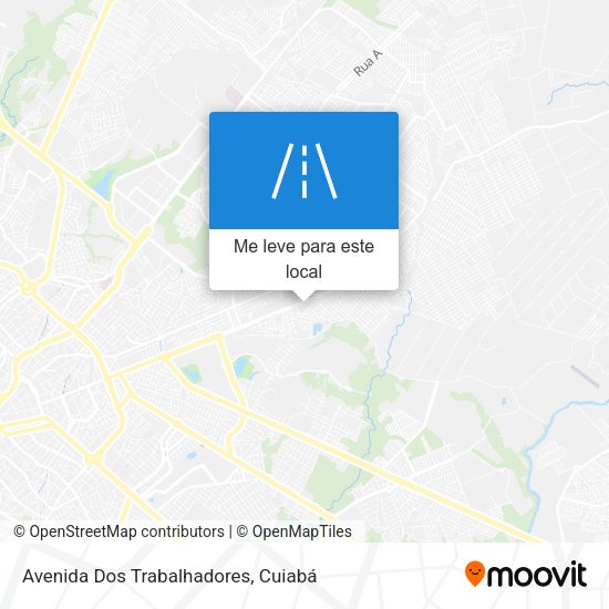 Avenida Dos Trabalhadores mapa
