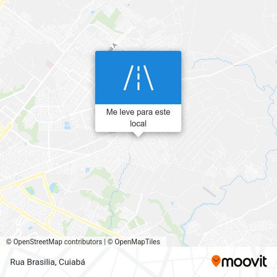 Rua Brasilia mapa