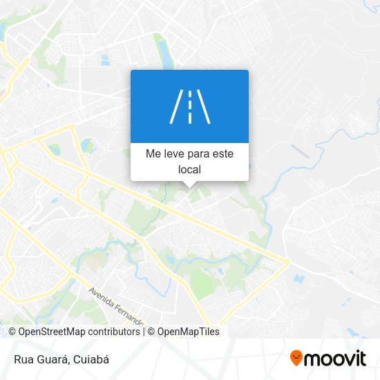 Rua Guará mapa