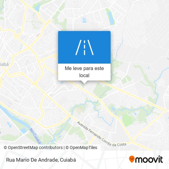 Rua Mario De Andrade mapa