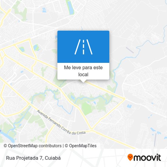 Rua Projetada 7 mapa